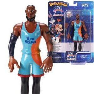 Bendyfigs Space Jam Lebron James 7" Action Figure